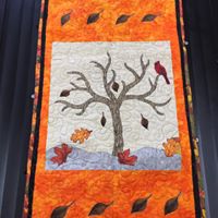 falling autumn leaves Quilting